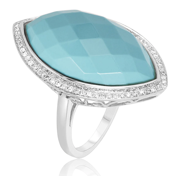 blue coral ring