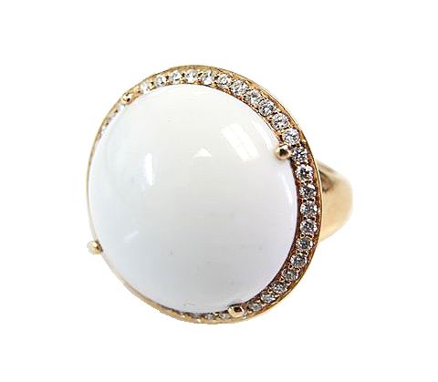 white onyx ring